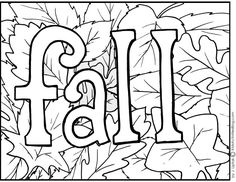 Fall Coloring Pages Printable Autumn Scene Coloring Page 236x182 Fall Coloring Pages Printable Autumn Scene Coloring Page