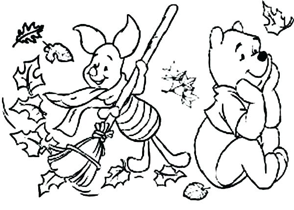Autumn Coloring Pages Printable 600x429 Autumn Coloring Pages Printable