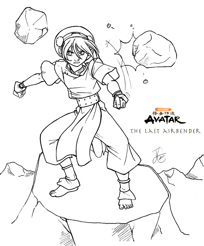 The Last Airbender Coloring Pages The Last Airbender Party Ideas 688x831 The Last Airbender Coloring Pages The Last Airbender Party Ideas