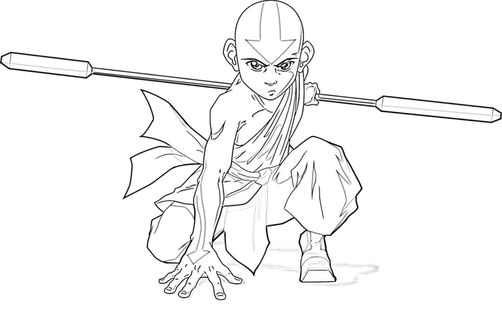 1024x684 Avatar The Last Airbender Coloring Pages Get Bubbles