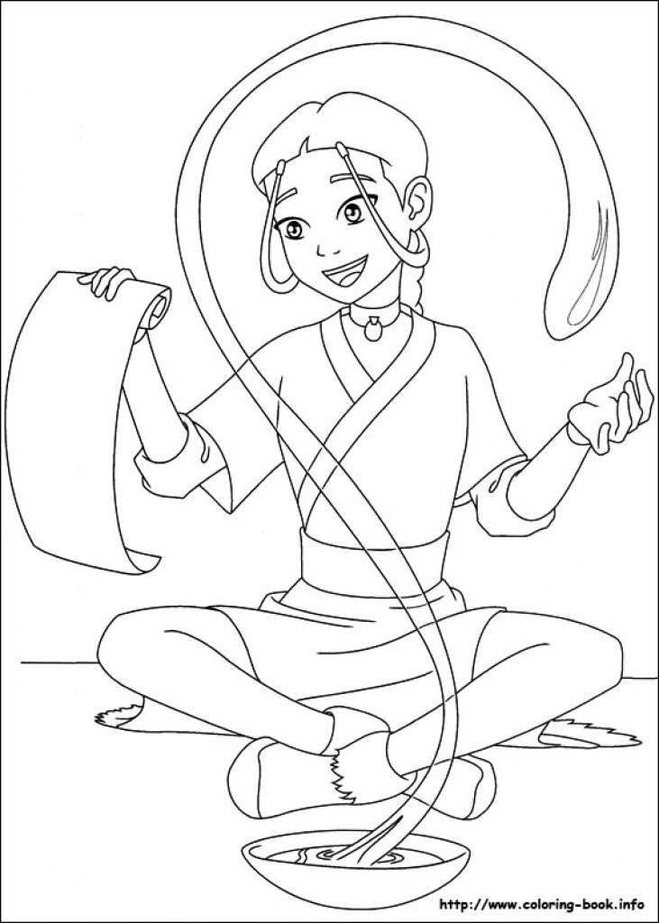 731x1024 Avatar, The Last Airbender Coloring Pages On Coloring Book