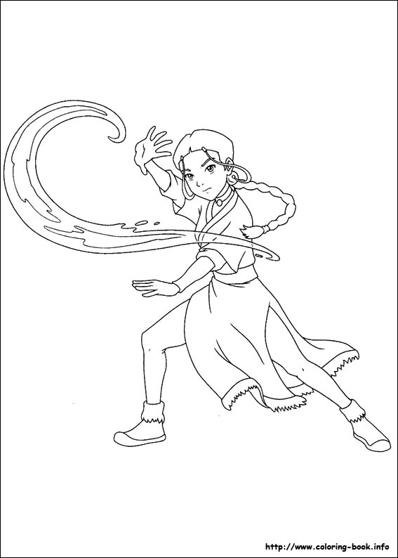 567x794 Avatar, The Last Airbender Coloring Pages On Coloring
