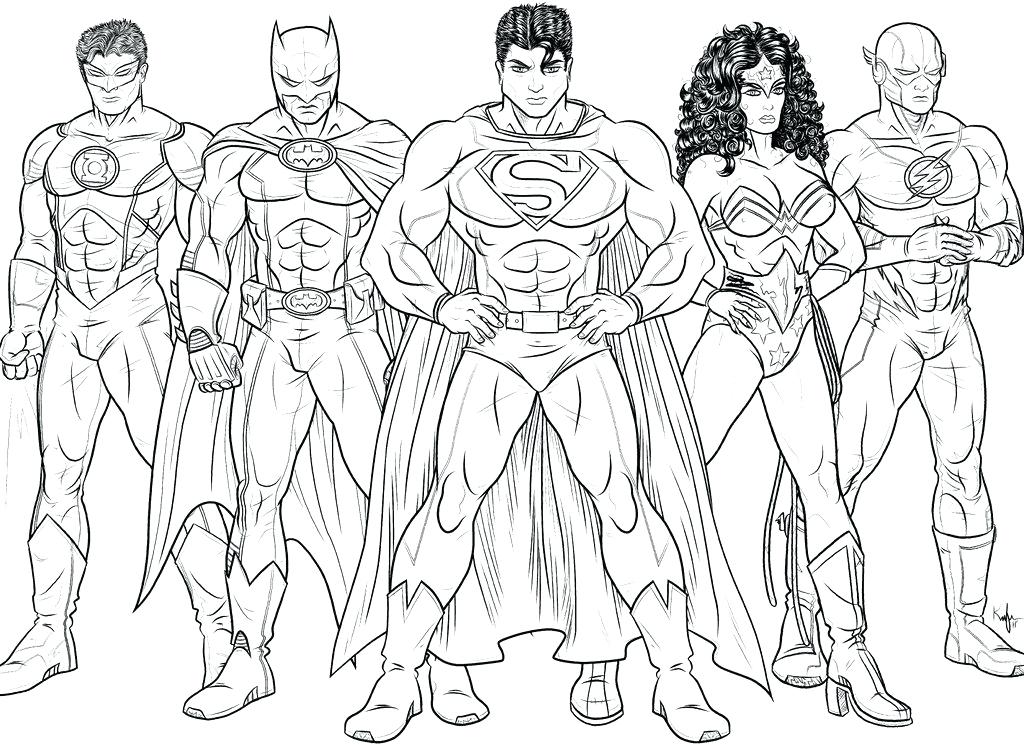 1024x745 Avengers Coloring Pages The Justice League Coloring Pages Avengers