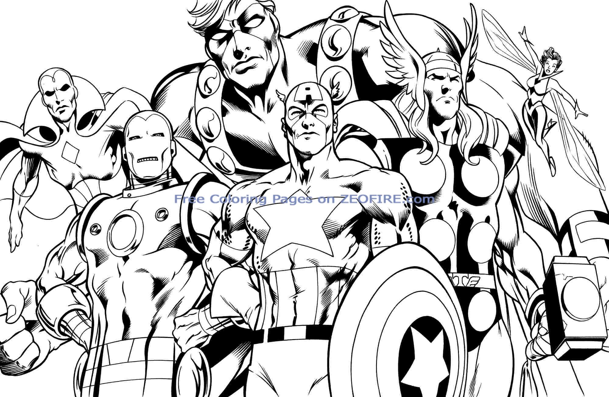 2000x1303 Interesting On Avengers Coloring Pages On With Hd Resolution