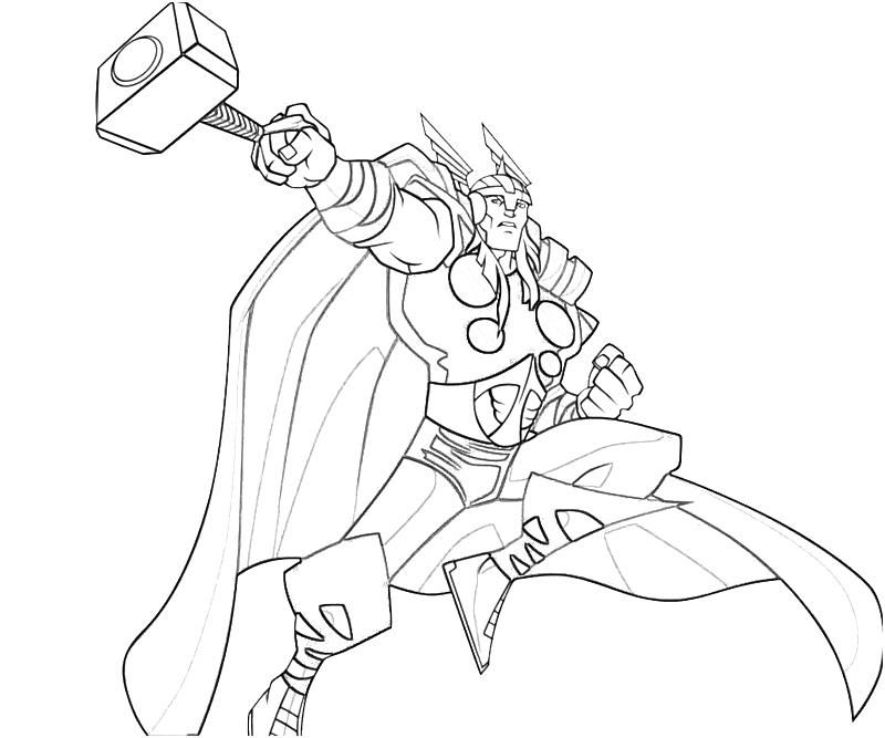 Free Printable Thor Coloring Pages For Kids 800x667 Free Printable Thor Coloring Pages For Kids