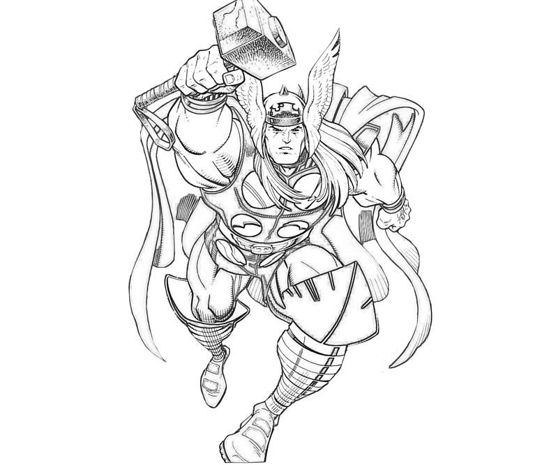 Thor Printable Coloring Pages 800x667 Thor Printable Coloring Pages