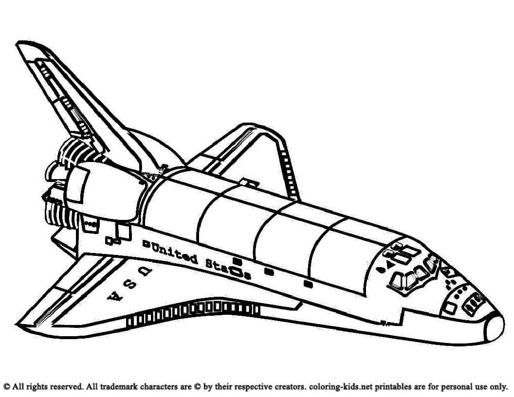1056x816 Airplane To Go To The Moon Airplanes Coloring Pages