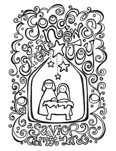 Christian Christmas Activities Free Nativity Coloring Page 236x306 Christian Christmas Activities Free Nativity Coloring Page