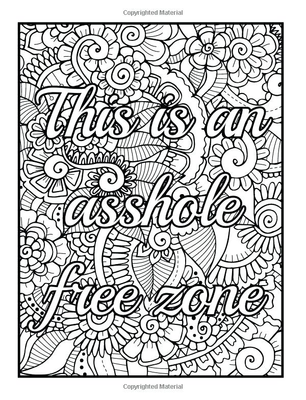 600x783 Adult Coloring Pages With Quotes With Cool Adult Coloring Pages
