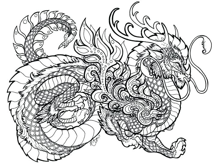 Awesome Coloring Pages Of Dragons And New Dragons Coloring Pages 736x546 Awesome Coloring Pages Of Dragons And New Dragons Coloring Pages