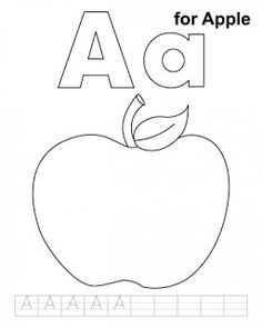 236x295 Letter A Coloring Page (Ant, Axe, Apple) From Httpwww