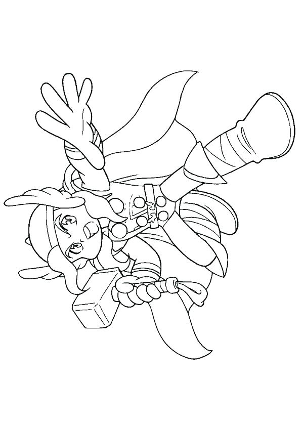 595x842 Thor Coloring Page Printable Coloring Pages For Kids Thor Coloring