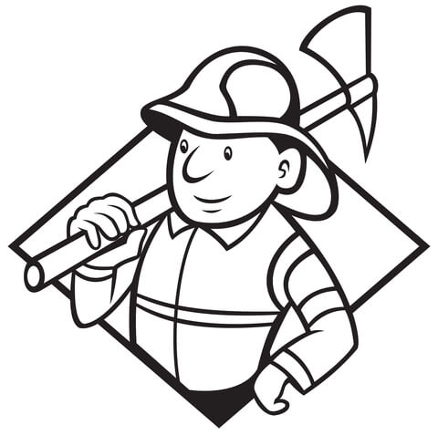 480x477 Axe Coloring Pages Color Bros