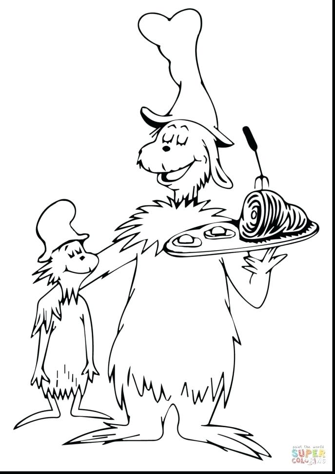 687x972 The Lorax Coloring Page And His Axe Coloring Pages