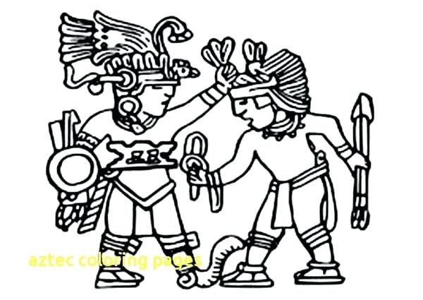 Aztec Coloring Pages Coloring Pages With King Of Bless His Warrior 600x425 Aztec Coloring Pages Coloring Pages With King Of Bless His Warrior