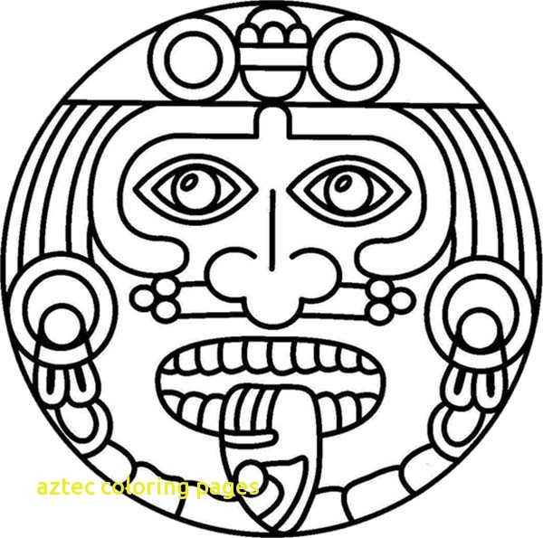 Aztec Gods Coloring Pages Aztec Coloring Pages With Aztec Symbol 600x595 Aztec Gods Coloring Pages Aztec Coloring Pages With Aztec Symbol