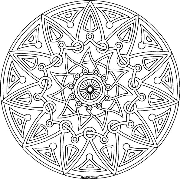 Aztec Pattern Coloring Pages 595x591 Aztec Pattern Coloring Pages