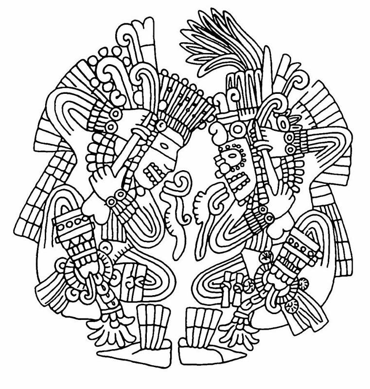 Trippy Clipart Aztec Sun 761x800 Trippy Clipart Aztec Sun