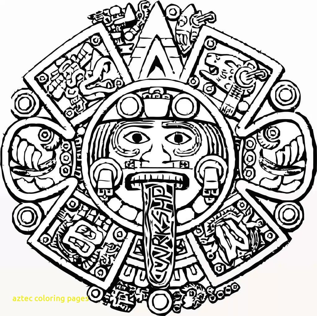 Aztec Coloring Pages With Aztec Calendar Coloring Page Aztec 1023x1019 Aztec Coloring Pages With Aztec Calendar Coloring Page Aztec
