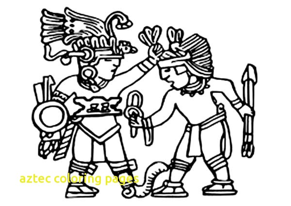 Aztec Coloring Pages With King Of Aztec Bless His Warrior Coloring 600x425 Aztec Coloring Pages With King Of Aztec Bless His Warrior Coloring