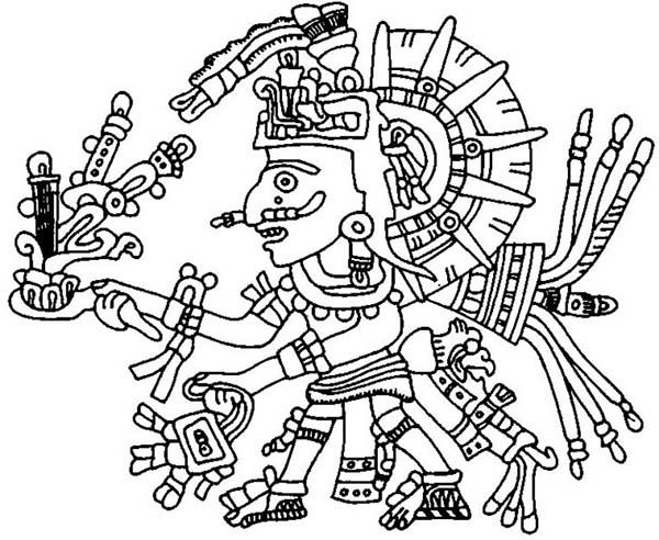 Related Image Coloring Pictures Aztec And Online 600x492 Related Image Coloring Pictures Aztec And Online