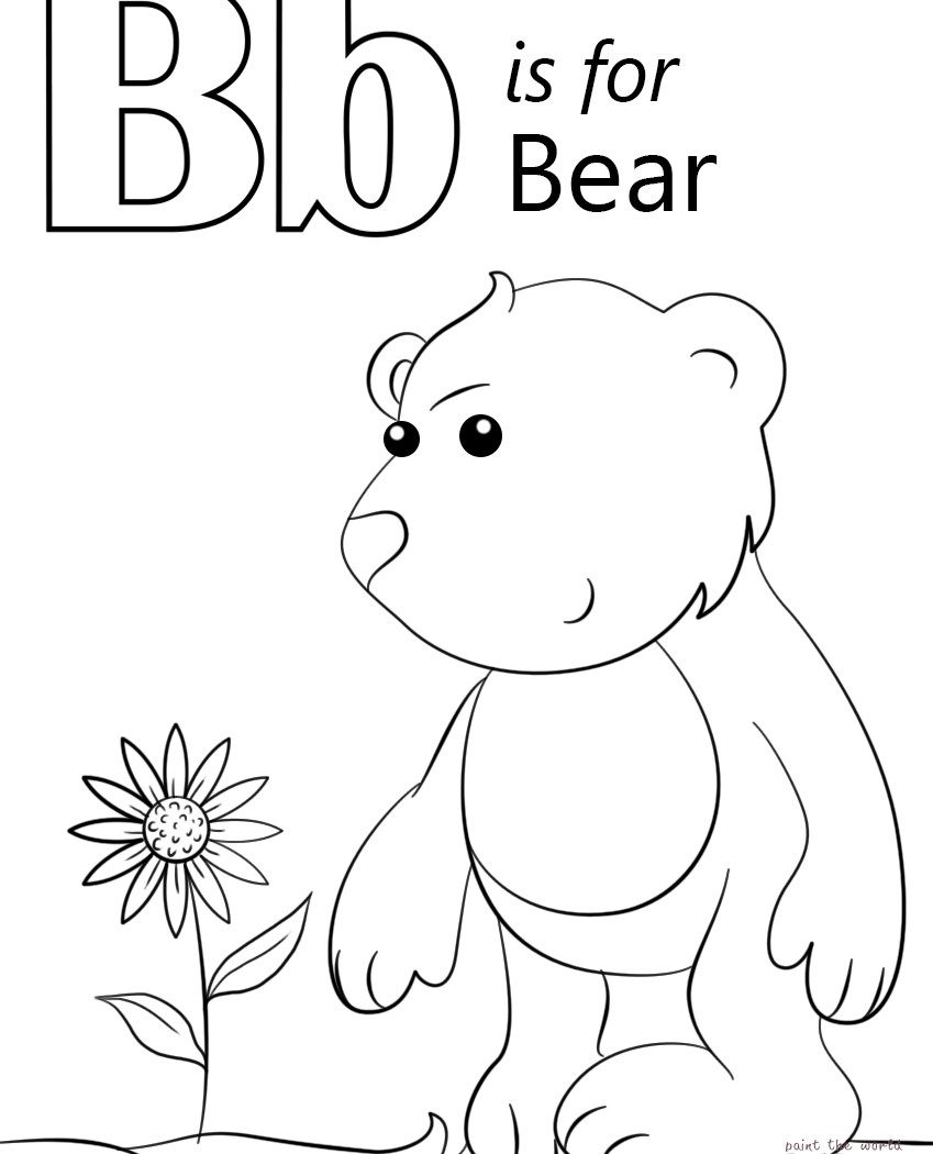 Letter B Coloring Pages Download Free Coloring Sheets 849x1050 Letter B Coloring Pages Download Free Coloring Sheets