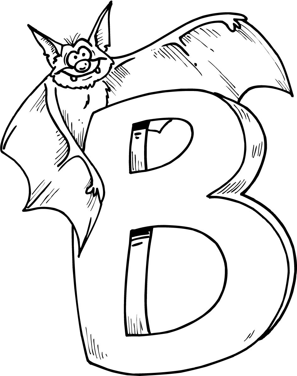 Letter B Coloring Pages Coloring Pages 4 Bats 944x1194 Letter B Coloring Pages Coloring Pages 4 Bats