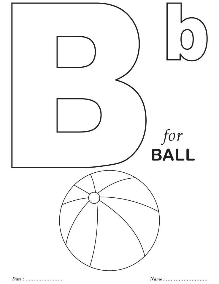 B Coloring Page Alphabet Color Pages Packed With Alphabet B 738x954 B Coloring Page Alphabet Color Pages Packed With Alphabet B