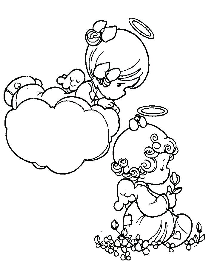 Baby Angel Coloring Pages Free Coloring Free Printable Christmas 690x922 Baby Angel Coloring Pages Free Coloring Free Printable Christmas