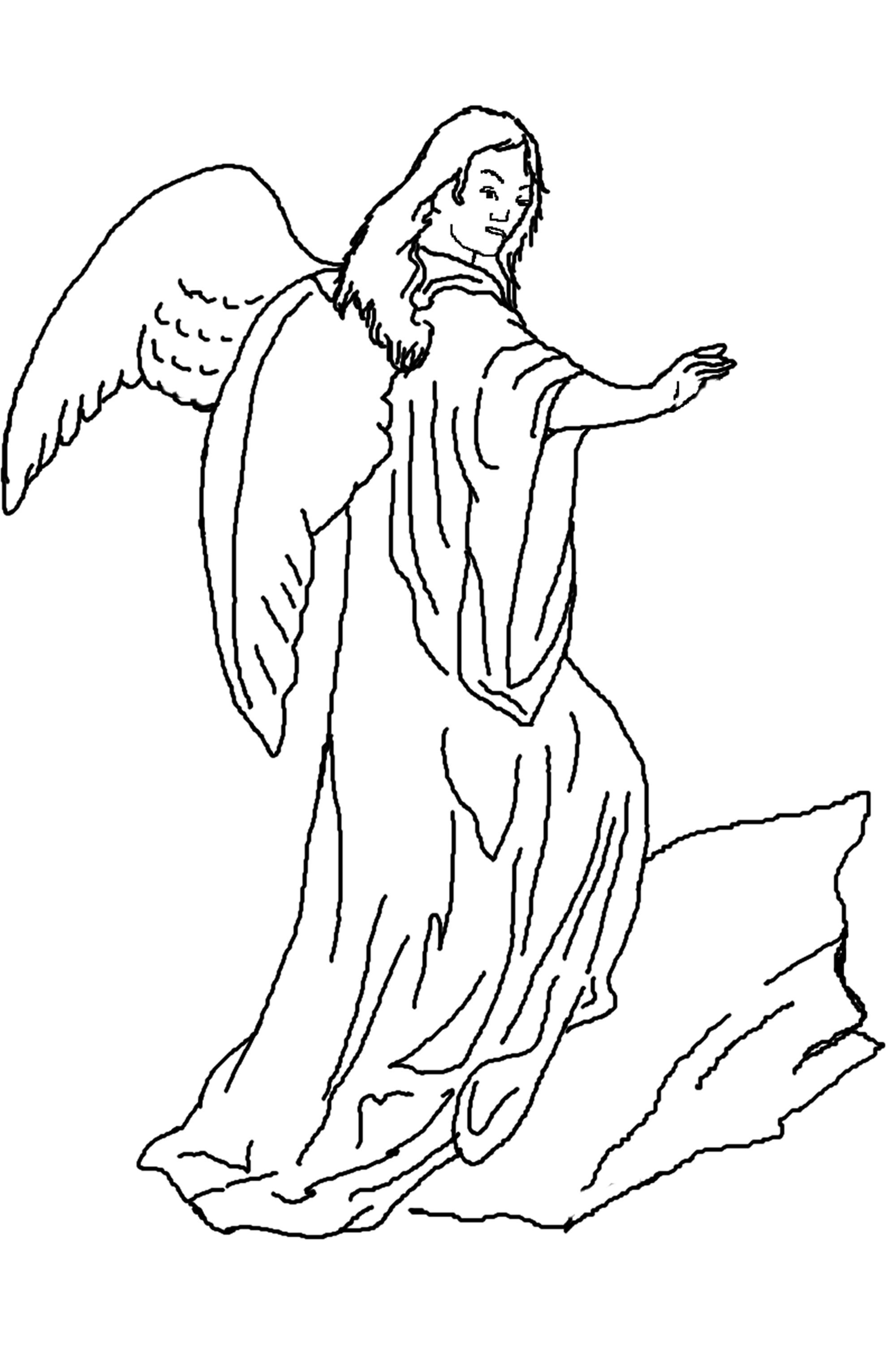 Angel Coloring Pages Printable Colouring For Kids To Babyangel 2000x3000 Angel Coloring Pages Printable Colouring For Kids To Babyangel