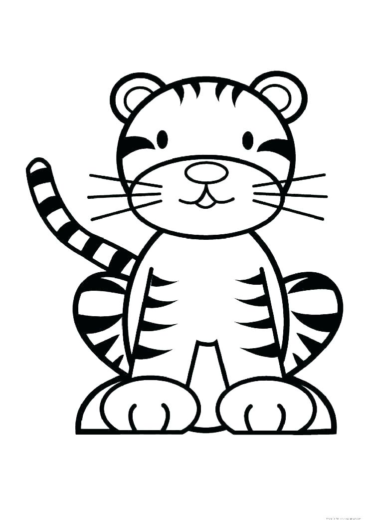 Baby Color Pages Cute Tiger Coloring Pages Printable Tiger 736x1041 Baby Color Pages Cute Tiger Coloring Pages Printable Tiger