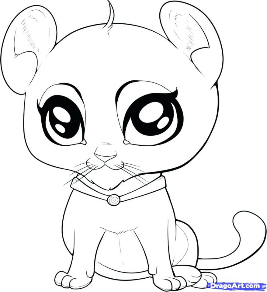 Cute Baby Animal Coloring Pages Dragoart 6 878x960 Cute Baby Animal Coloring Pages Dragoart 6