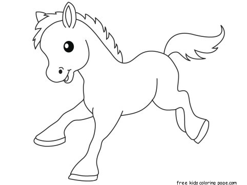 Pony Baby Animals Coloring Pages For Kidsfree Printable Coloring 482x361 Pony Baby Animals Coloring Pages For Kidsfree Printable Coloring