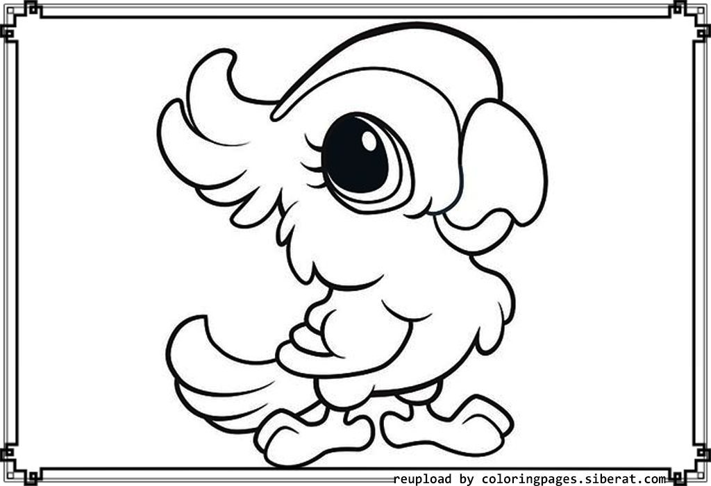 1024x700 Picture Coloring Animal Babies Coloring Pages At Printable 37 Cute