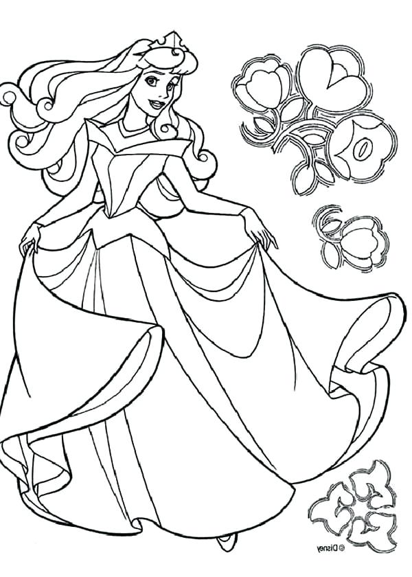 Aurora Coloring Page Princess Aurora In Sleeping Beauty Coloring 600x840 Aurora Coloring Page Princess Aurora In Sleeping Beauty Coloring