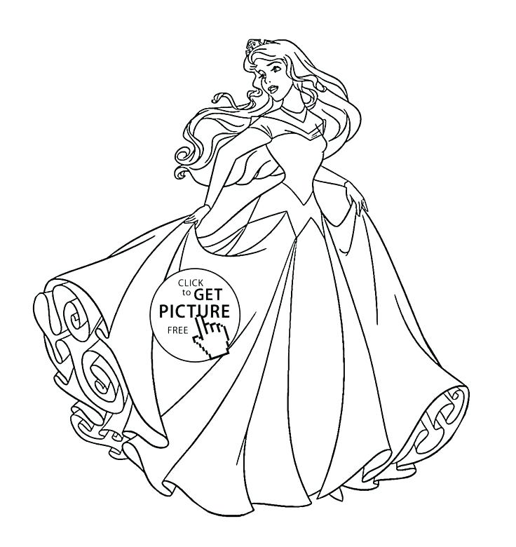 Baby Aurora Coloring Pages Princess For Girls Printable To Tiny 736x780 Baby Aurora Coloring Pages Princess For Girls Printable To Tiny