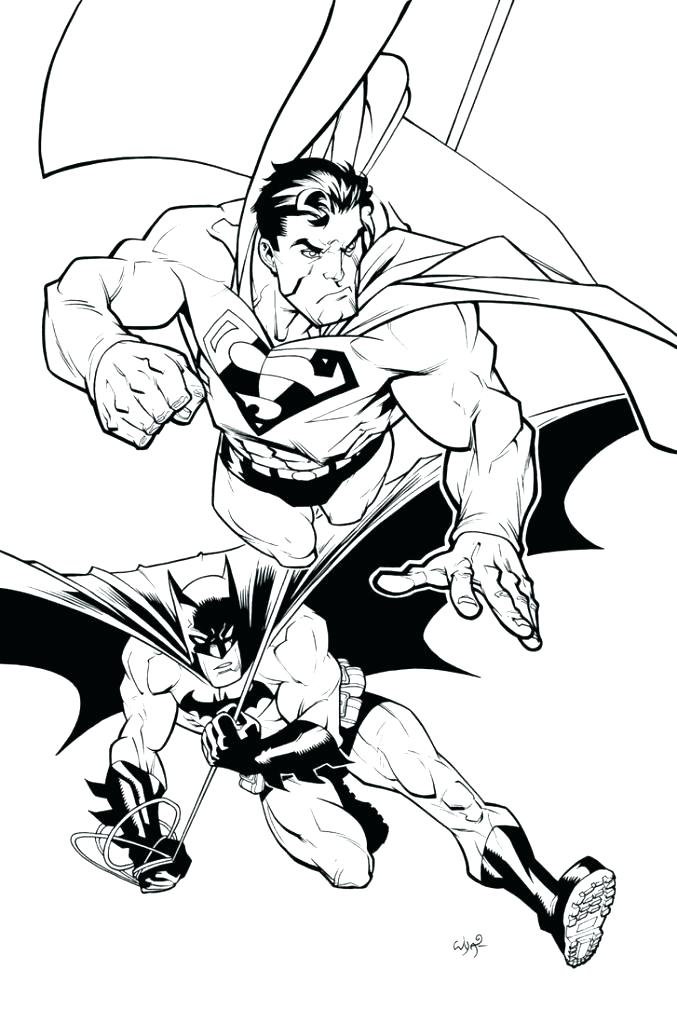 Batman And Superman Coloring Pages Batman Spiderman Coloring Pages 677x1024 Batman And Superman Coloring Pages Batman Spiderman Coloring Pages