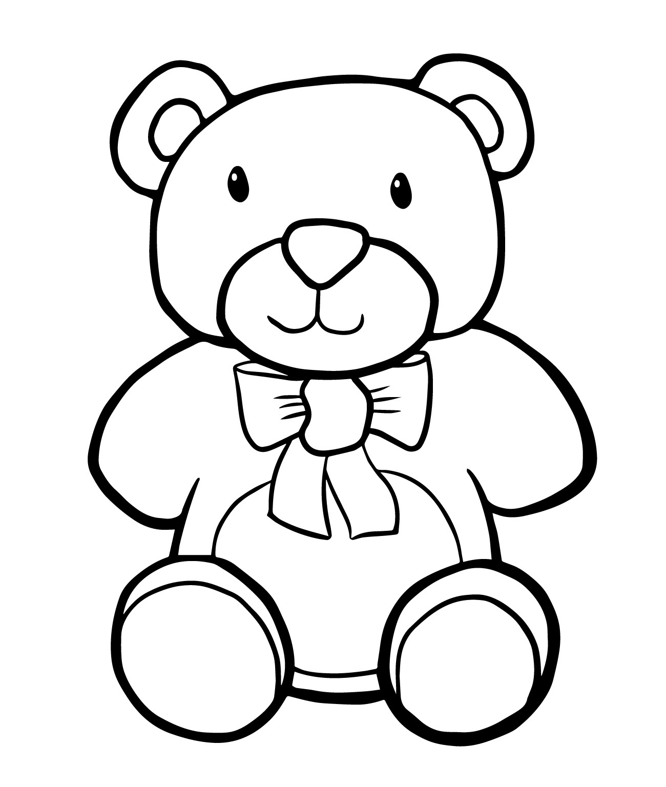 1300x1536 Useful Teddy Bear Colouring Sheets Free Printable Coloring Pages