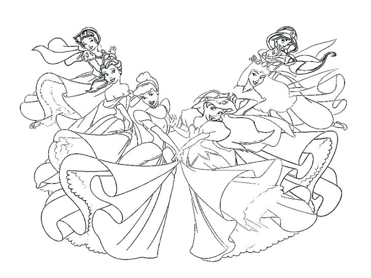 Baby Belle Coloring Pages