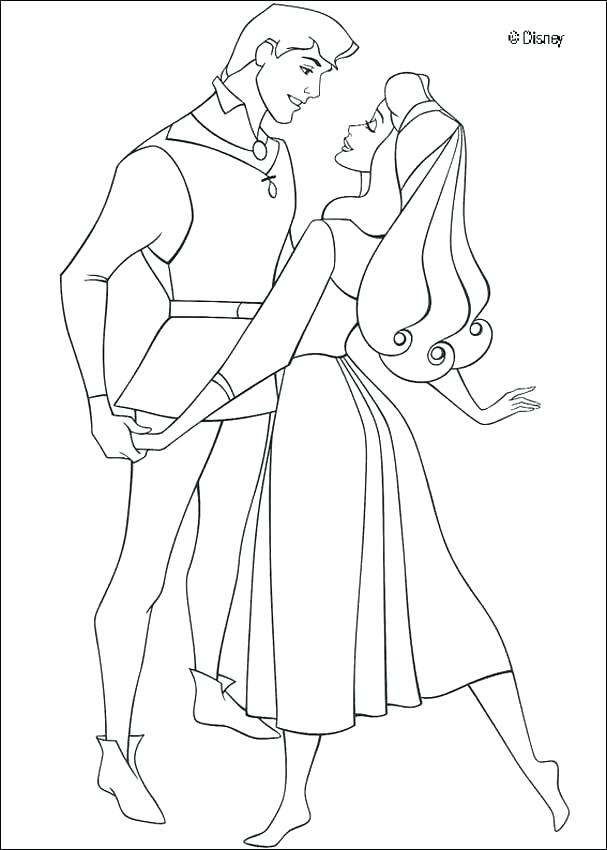 607x850 Belle Coloring Page