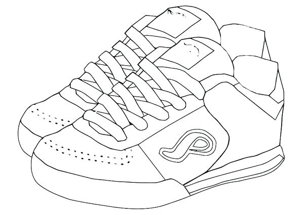 Shoes Pictures To Color Coloring Pages 600x425 Shoes Pictures To Color Coloring Pages