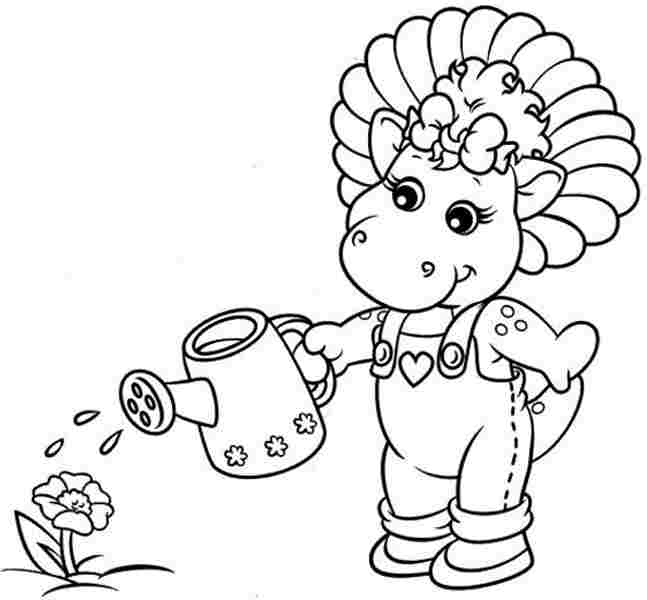 Baby Bop Coloring Pages at GetColorings.com | Free printable colorings ...