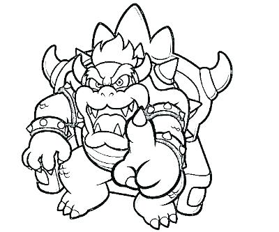 Baby Bowser Coloring Pages at GetColorings.com | Free printable ...