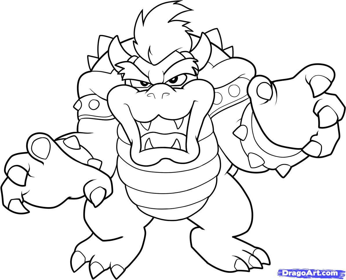 Mario Bros Bowser Coloring Pages By Sharon Mario Party 1194x968 Mario Bros Bowser Coloring Pages By Sharon Mario Party