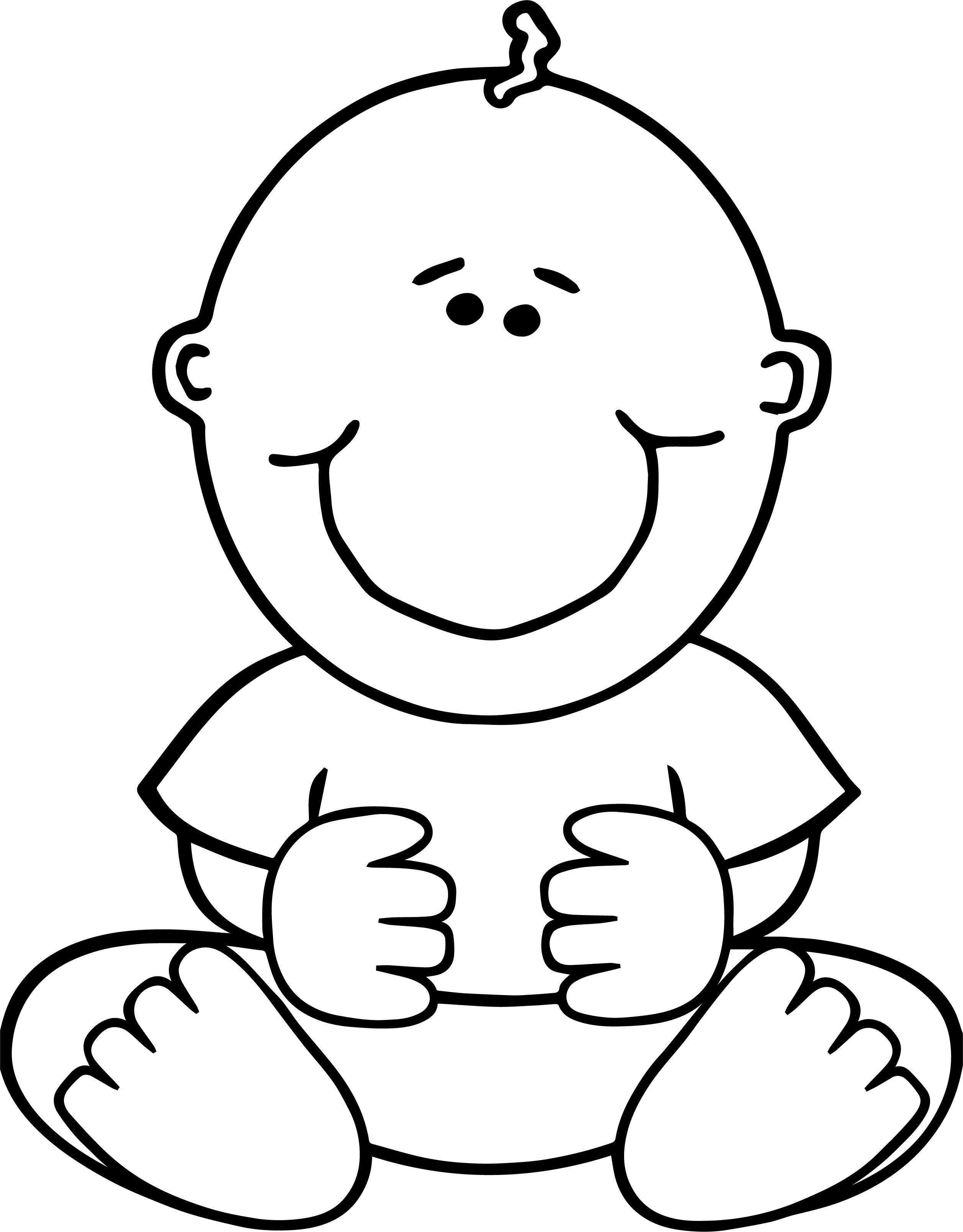 Baby Boy Coloring Page Printable Free Coloring Pages