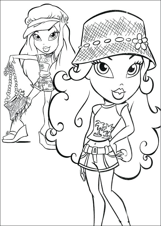 Bratz Color Pages Baby Bratz Coloring Pages Online 567x794 Bratz Color Pages Baby Bratz Coloring Pages Online