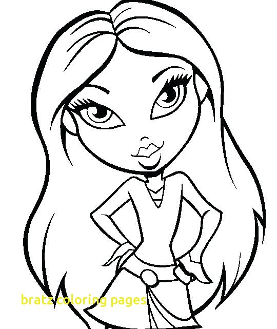 Bratz Coloring Pages With Bratz Coloring Page Coloring Pages Baby 540x641 Bratz Coloring Pages With Bratz Coloring Page Coloring Pages Baby