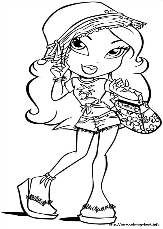 Bratz Coloring Pages On Coloring 567x794 Bratz Coloring Pages On Coloring