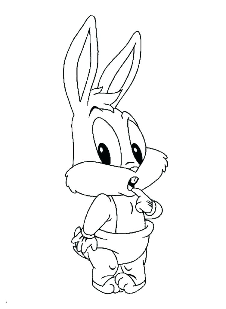 Baby Bugs Bunny Coloring Pages at GetColorings.com | Free printable ...