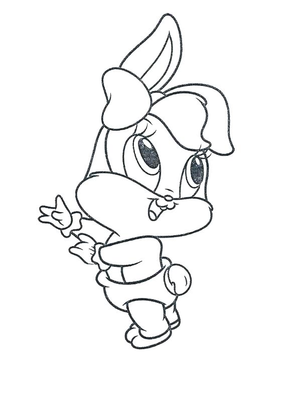 Baby Bunny Coloring Pages at GetColorings.com | Free printable ...